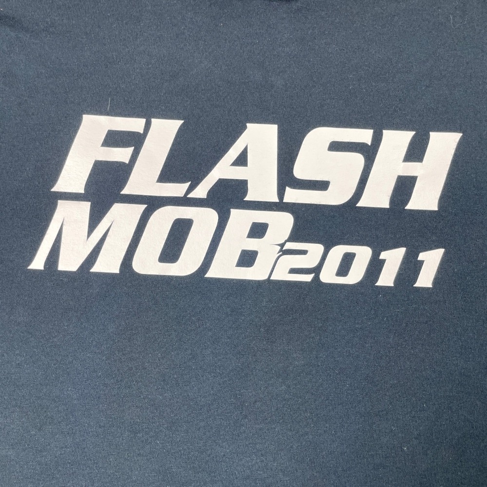 Monster Energy Flash Mob 2011 T-Shirt Mens XL Black Graphic Promo Heavy Cotton - Picture 5 of 10